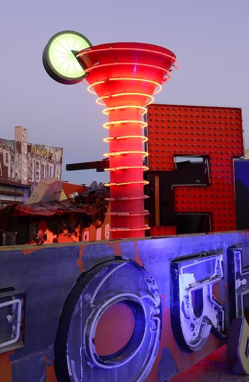 Margarita Baby Pizza Kitchen restored and on display at The Neon Museum